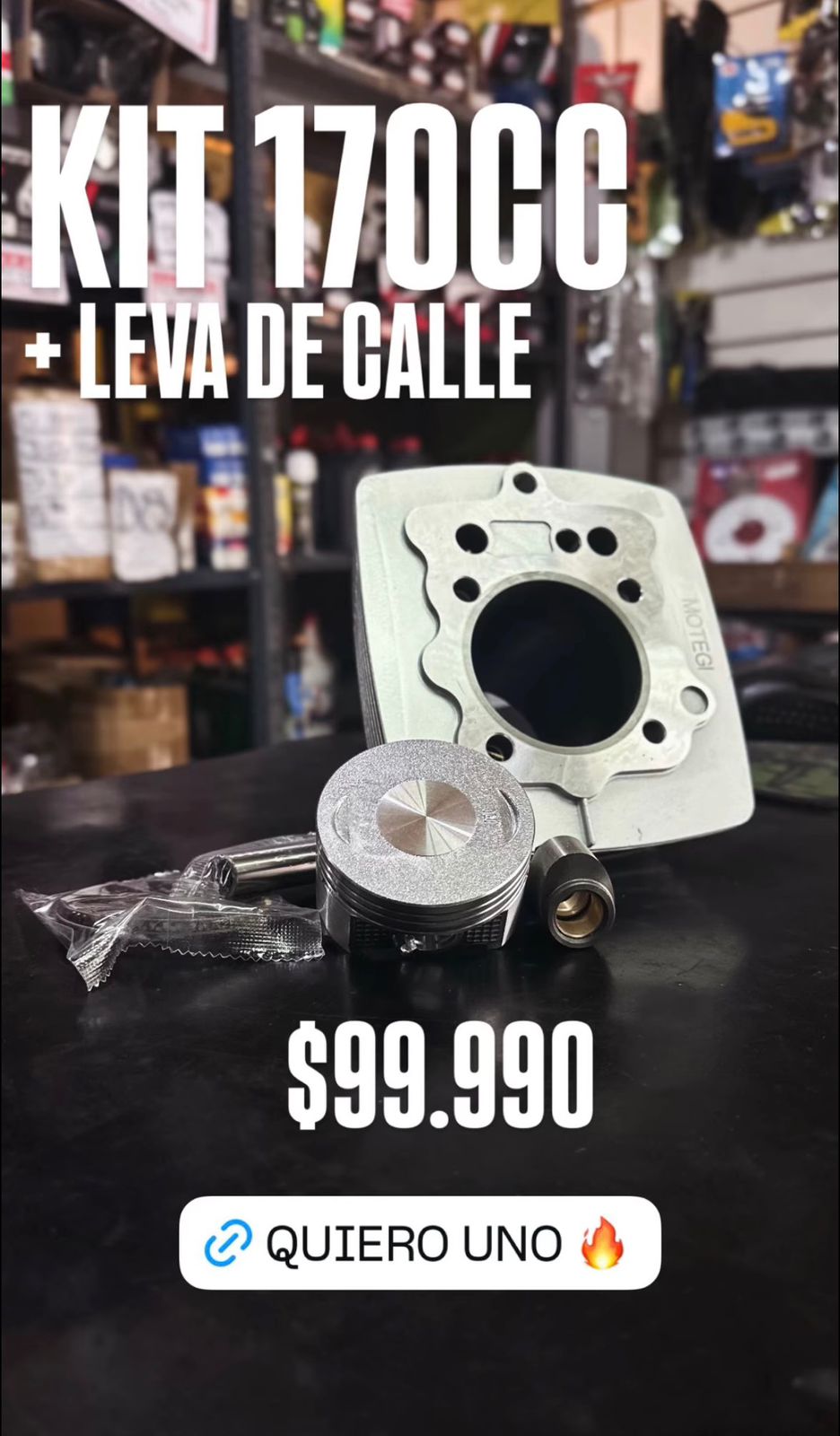 KIT 170 VARILLERO + LEVA DE CALLE 7.80 - COMBOS