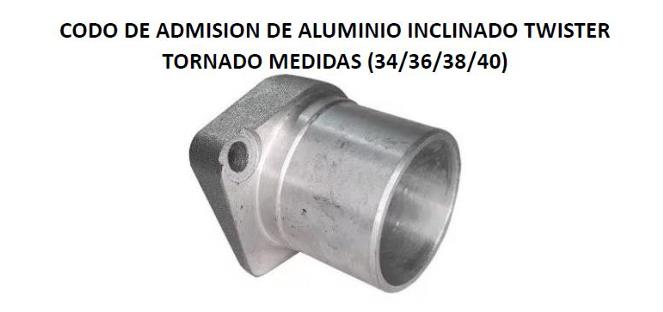 Codo Adm Tornado Inclinado